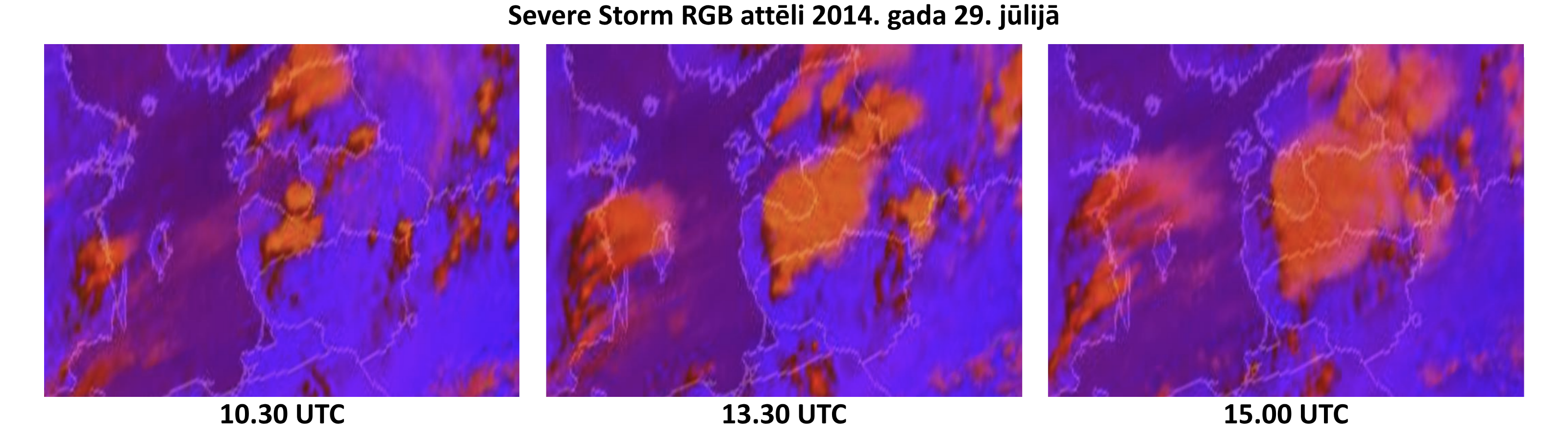 Severe Storm RGB attēli 2014. gada 29. jūlijā