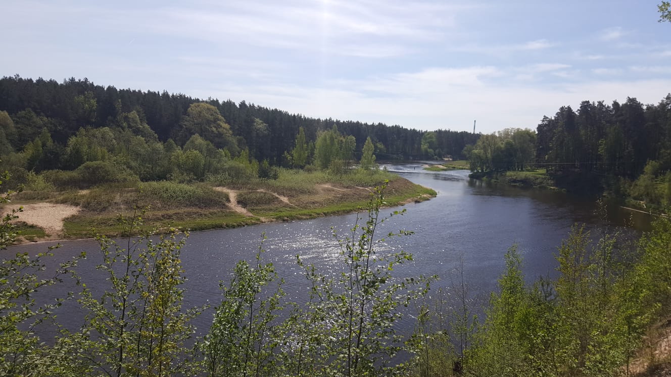 Gauja pie Valmieras, 17.05.2019. Foto: I. Latkovska.