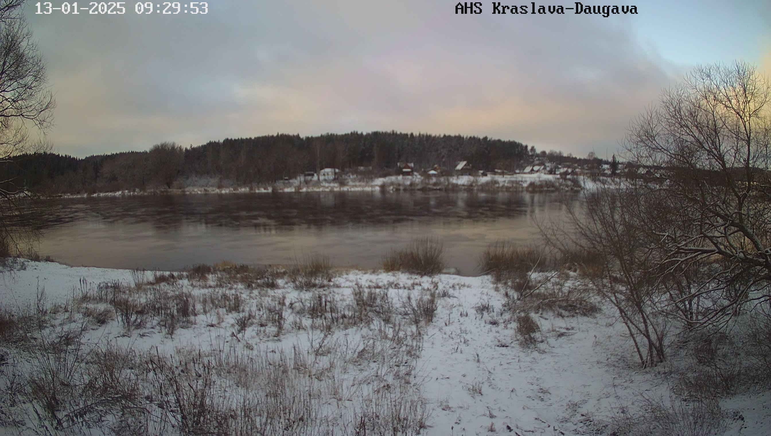 Daugava pie Krāslavas, 13.01.2025.