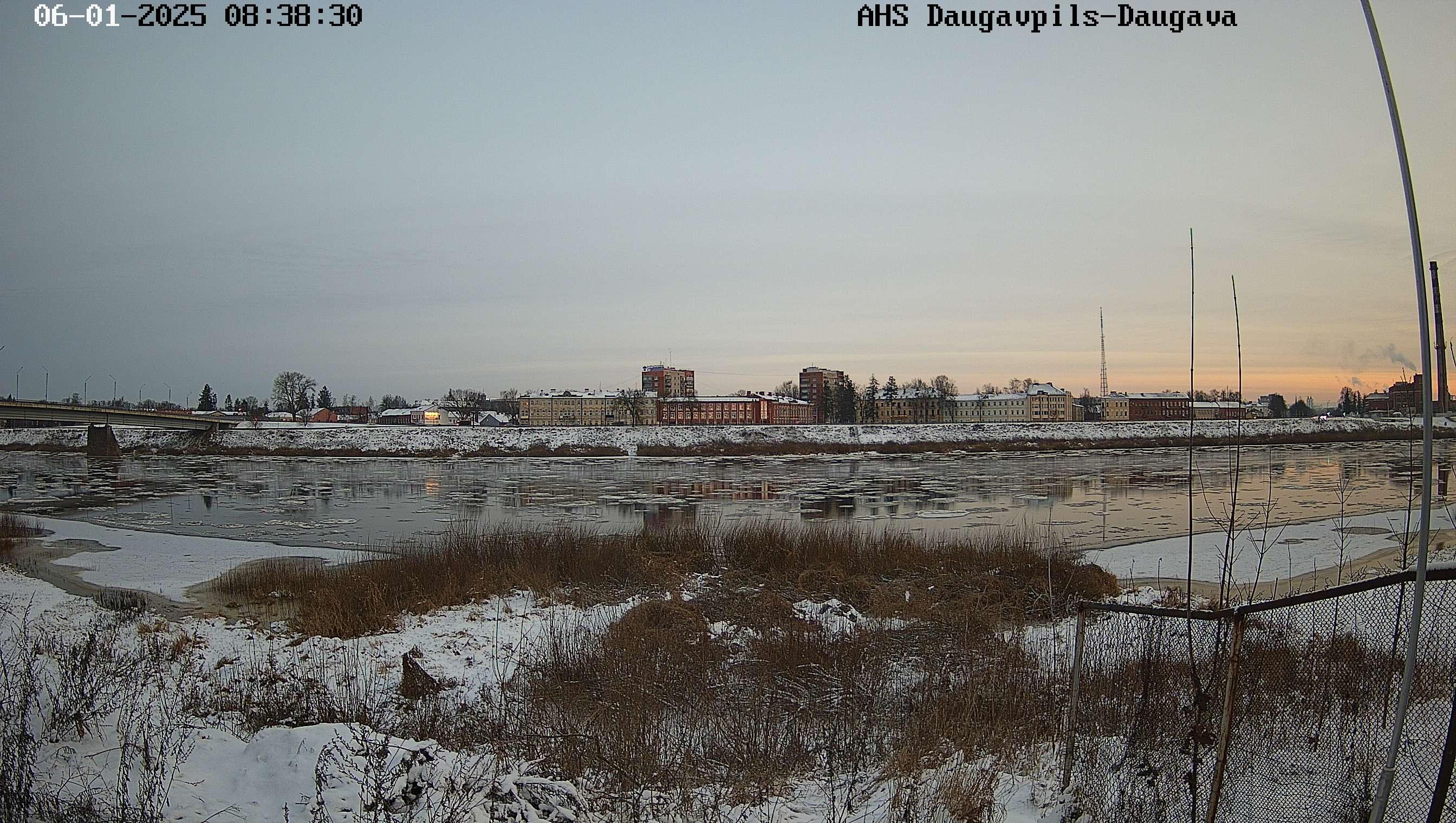Daugava pie Daugavpils, 06.01.2025.
