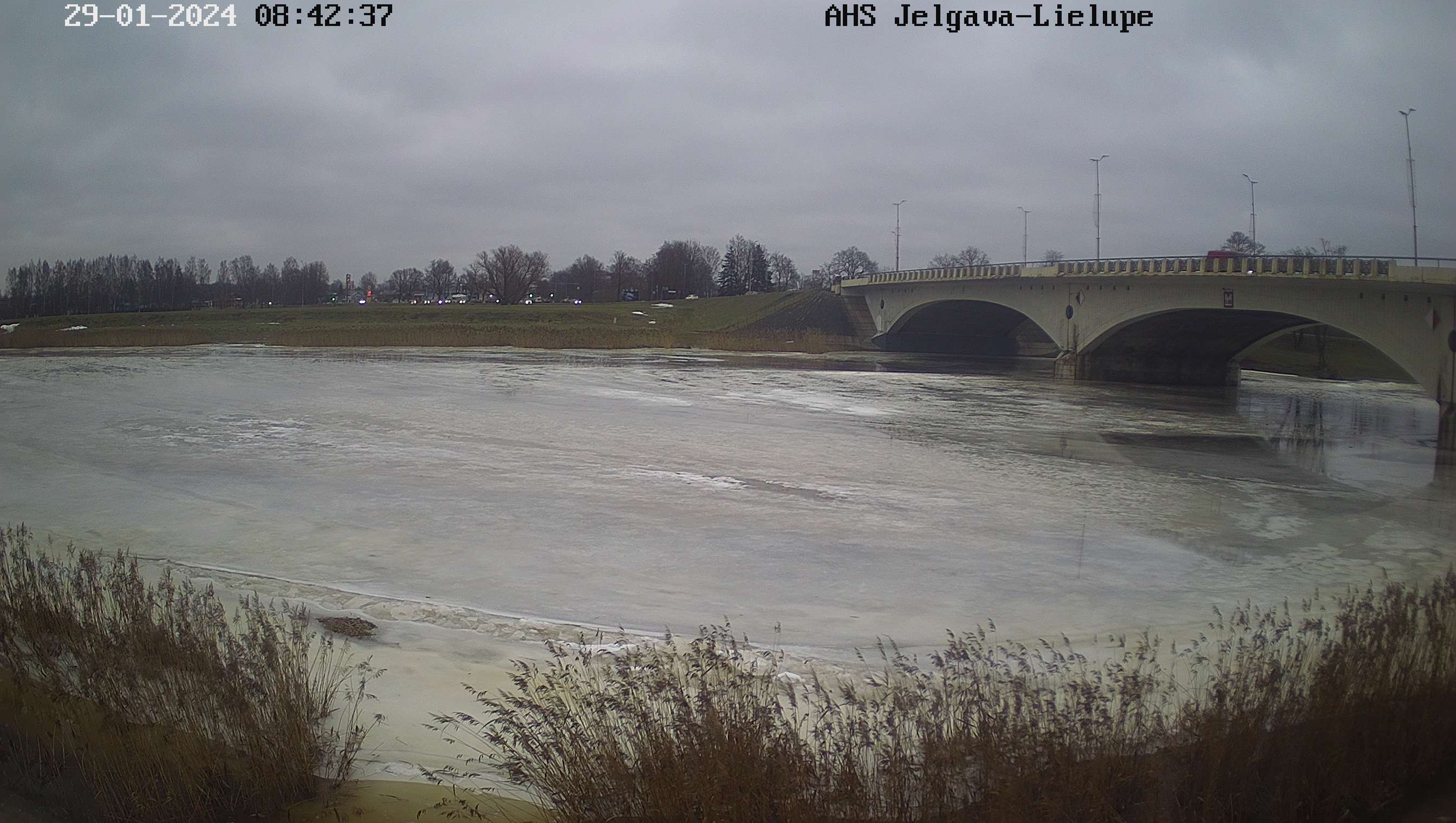 Lielupe pie Jelgavas, 29.01.2024.