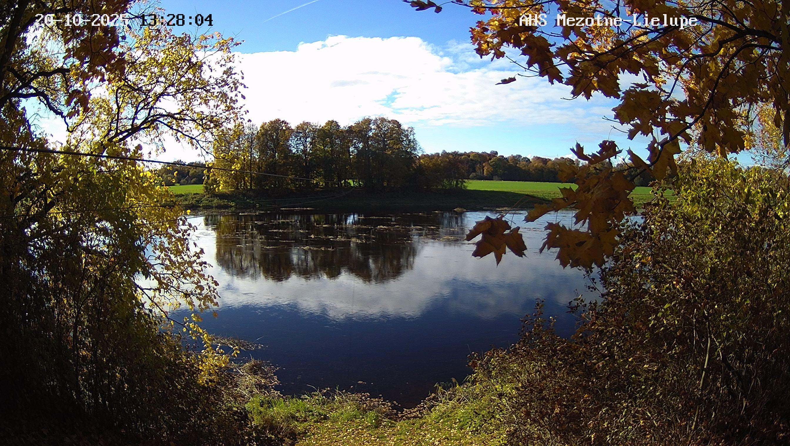 Lielupe pie Mežotnes, 20.10.2025.