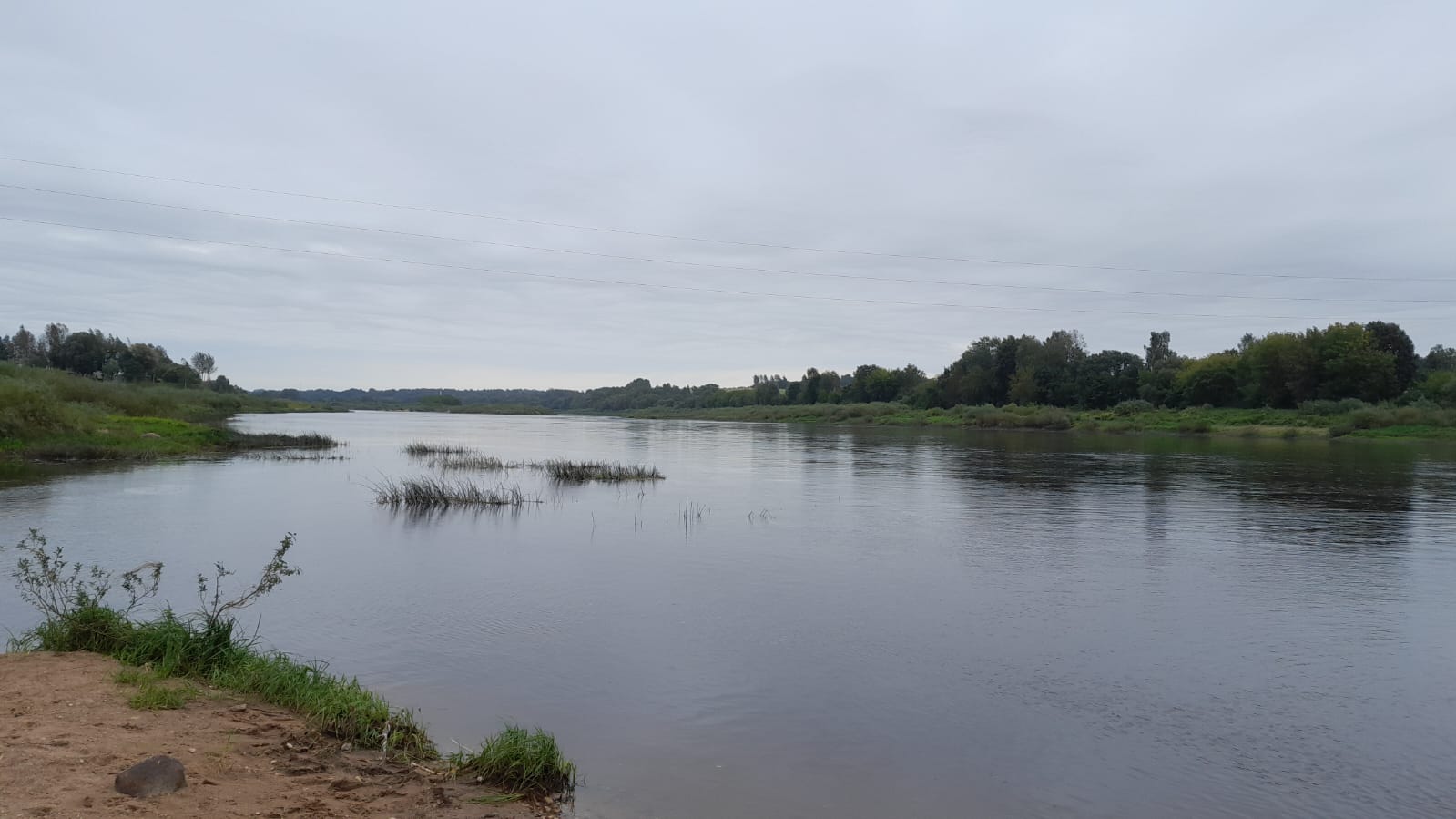 Daugava pie Daugavpils, 15.09.2025. Foto: V. Kudrjavskis.