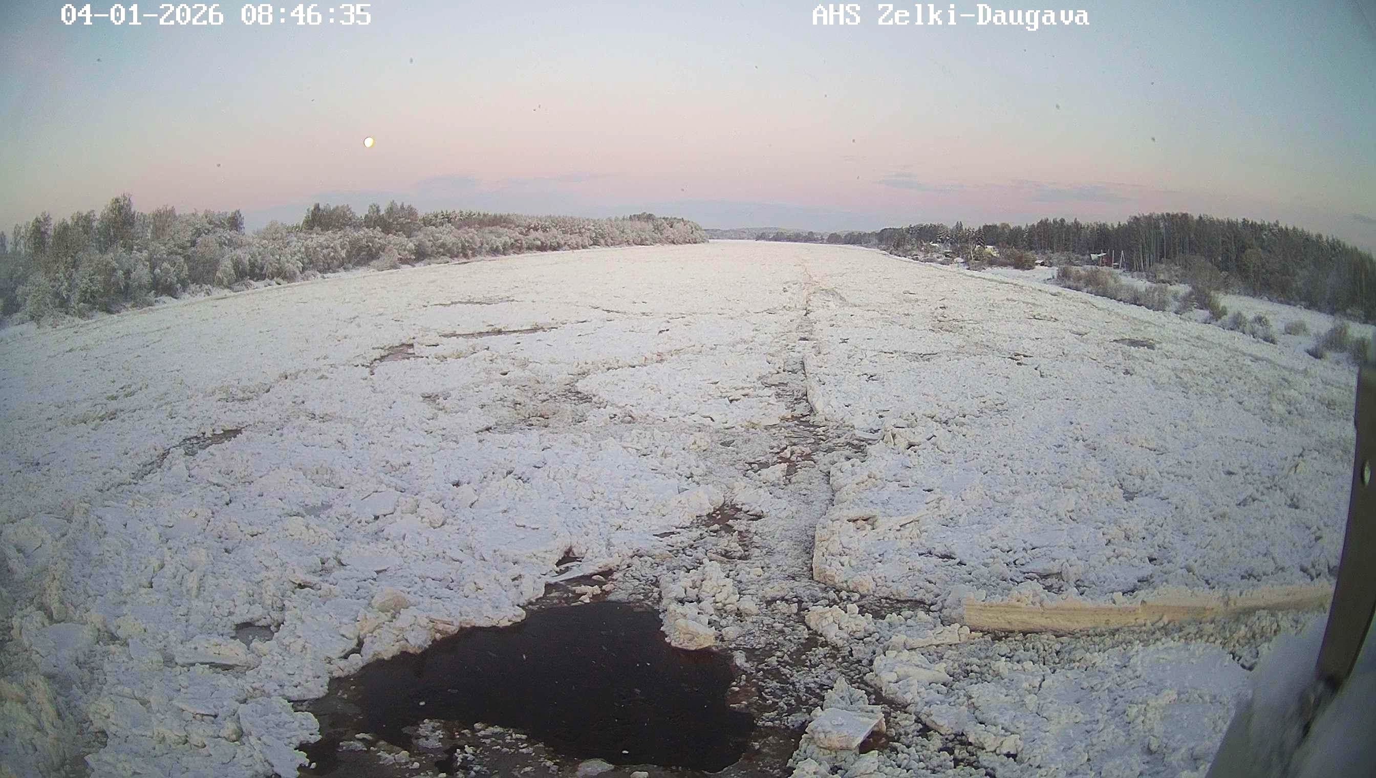Daugava pie Zeļķiem, 04.01.2026.
