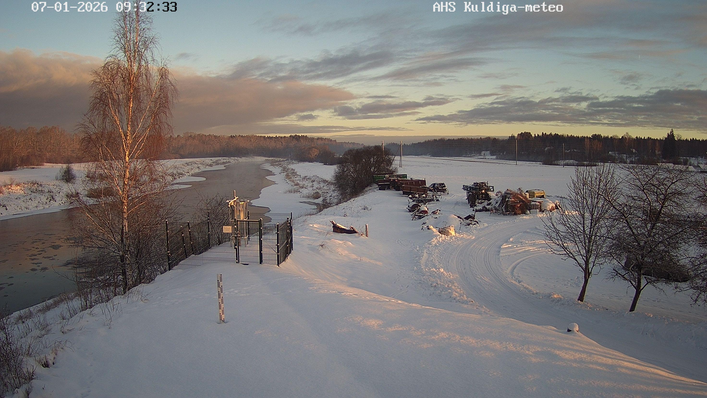 Venta pie Kuldīgas, 07.01.2026.