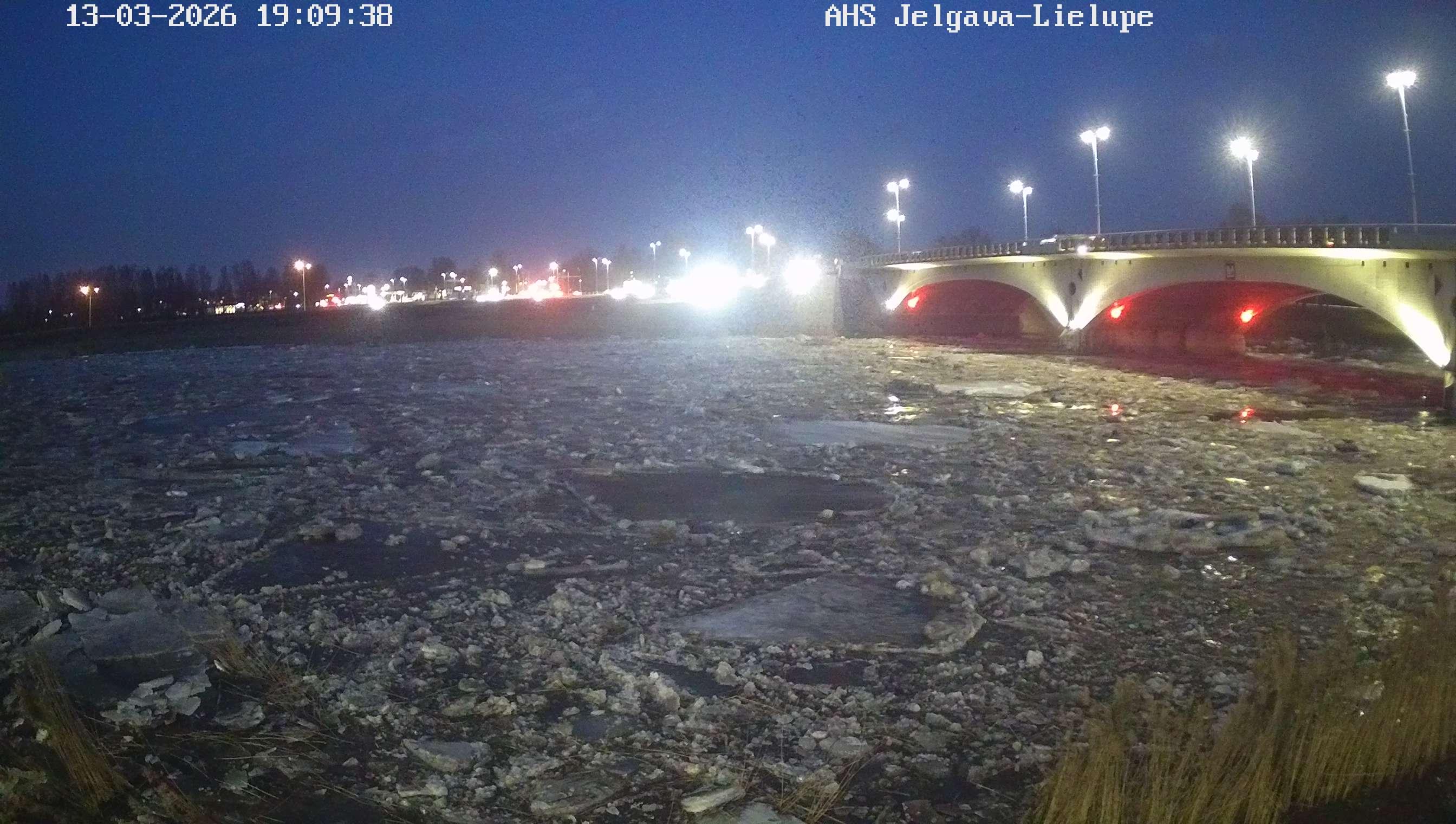 Lielupe pie Jelgavas, 13.03.2026.