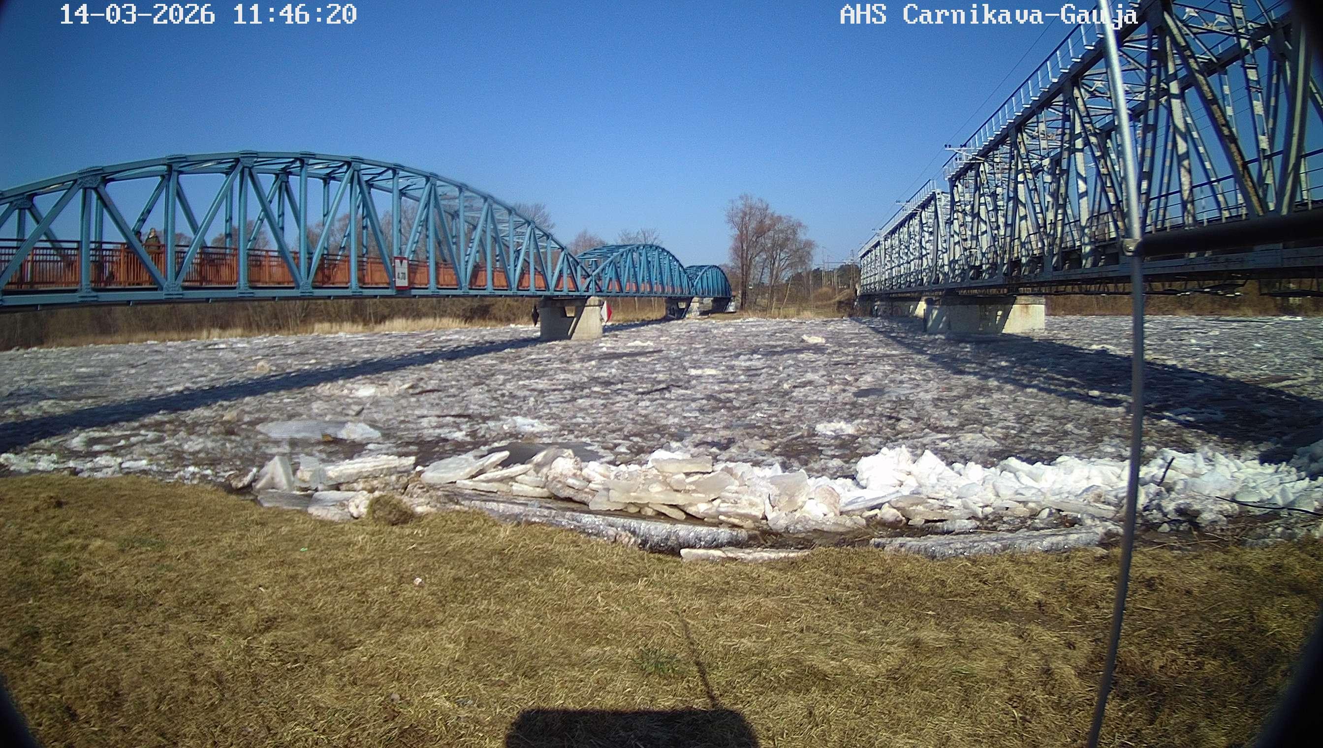 Gauja pie Carnikavas, 14.03.2026.