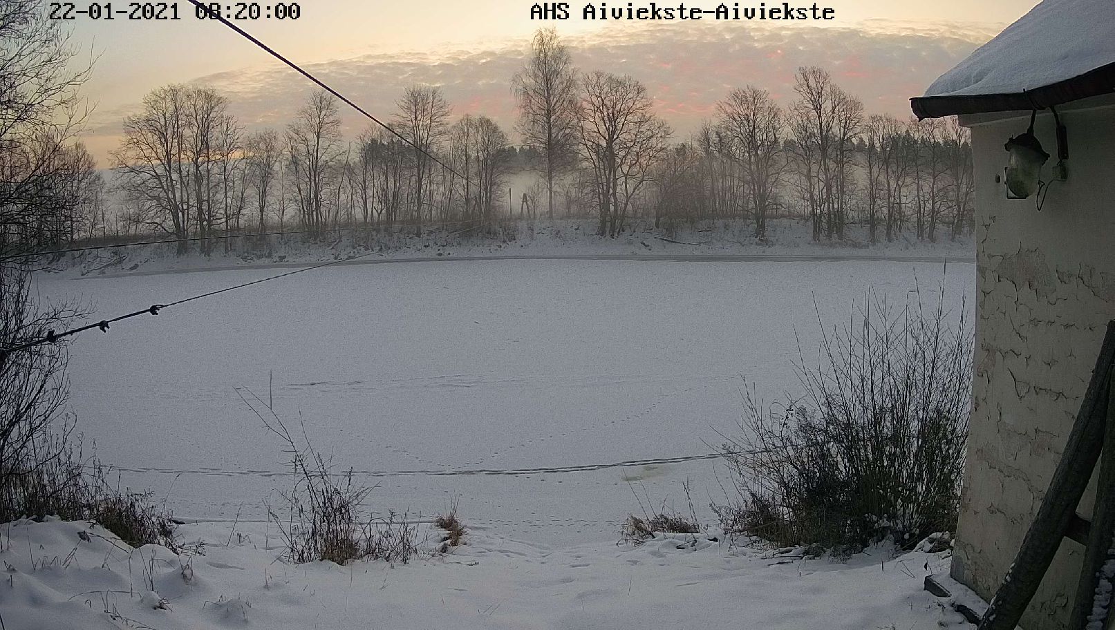 Aiviekste pie Aiviekstes HES, 22.01.2021.