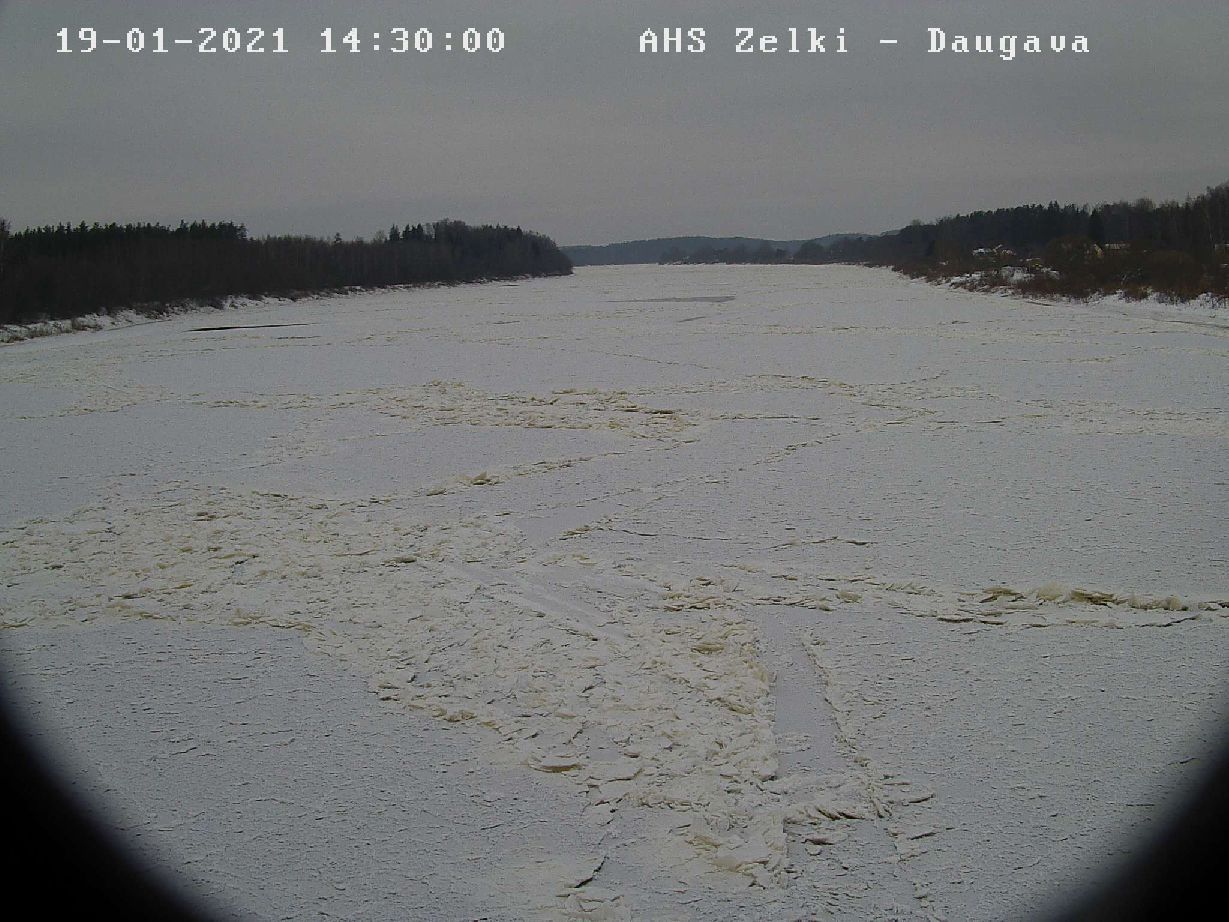 Daugava pie Zeļķiem, 19.01.2021.
