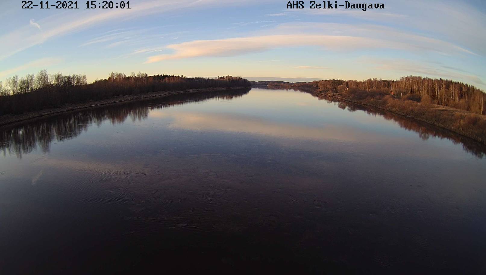 Daugava pie Zeļķiem, 22.11.2021.